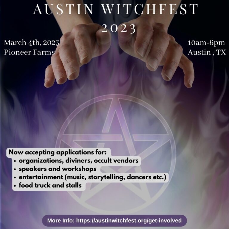 Information for Austin Witchfest 2023